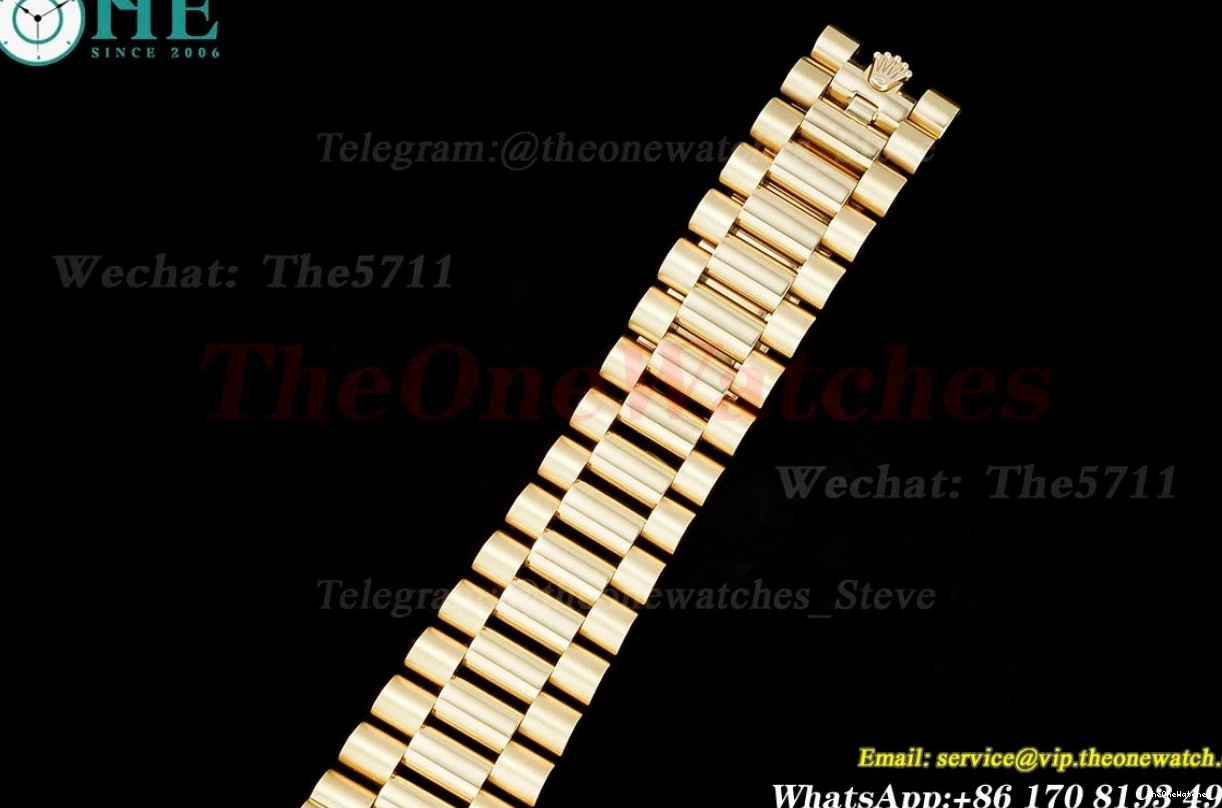 JDF (Gain Black 228238 YG DayDate VR3255 Dial V4 Textured 40mm YG Weight) 1204